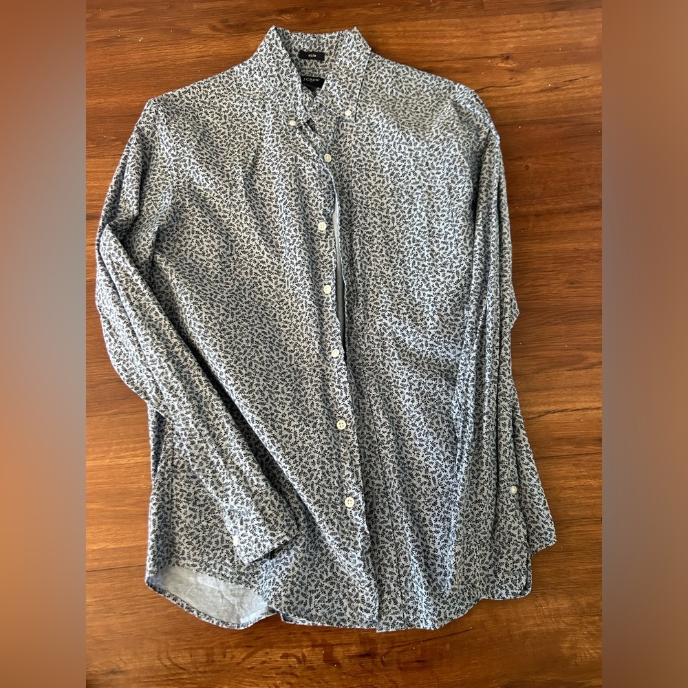 J.Crew slim fit floral shirt